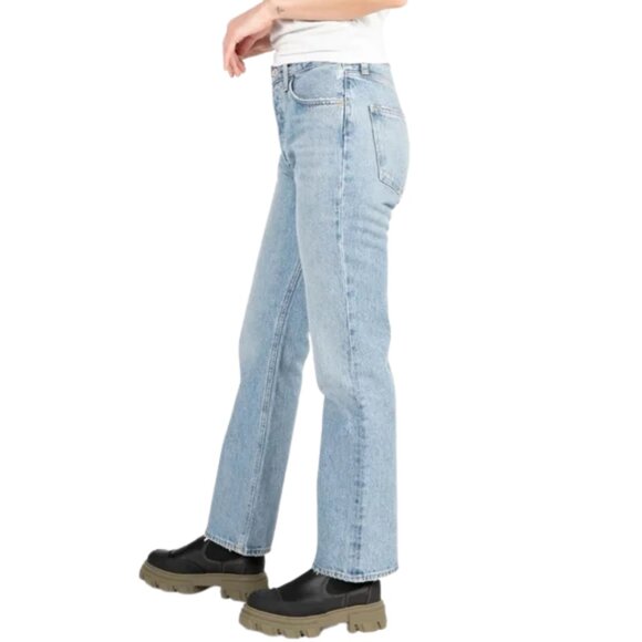 Agolde Mid Rise Relaxed Straight Leg Organic Jeans Boot Cut Size 30 - Picture 2 of 2